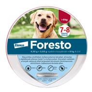 Foresto 4,50 g + 2,03g nyakörv kutyáknak 8 kg-tól A.U.V. (70 cm)