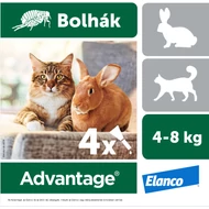 Advantage rácsepegtetõ oldat nagytestû macskáknak és nyulaknak A.U.V.