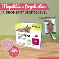 DronSpot rácsepegtető oldat közepes testű macskáknak A.U.V.
