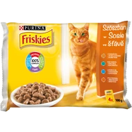 Friskies WC Multipack 4x85 g Csirke, kacsa, lazac és pulyka