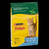 FRISKIES Lazaccal és hozzáadott zöldségekkel száraz macskaeledel 10kg