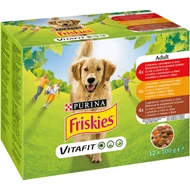 FRISKIES Szószos válogatás nedves kutyaeledel 12x85g