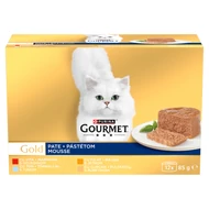 GOURMET GOLD Pástétom nedves macskaeledel 12x85g