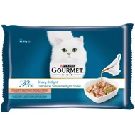 Gourmet Perle Gravy Delight Lazac és Tonal 4x85g