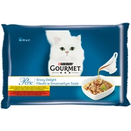 Gourmet Perle Gravy Delight Csirke és Marha 4x85g