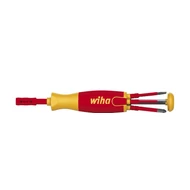 WIHA LiftUp electric VDE csavarhúzó és bittartó készlet 6r. SL+PZ+SL/PZ SB283109023/No.41234