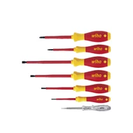 WIHA SoftFinish electric VDE csavarhúzó készlet 6+1r. SL+PH+fázisceruza 320N K7/No.00834