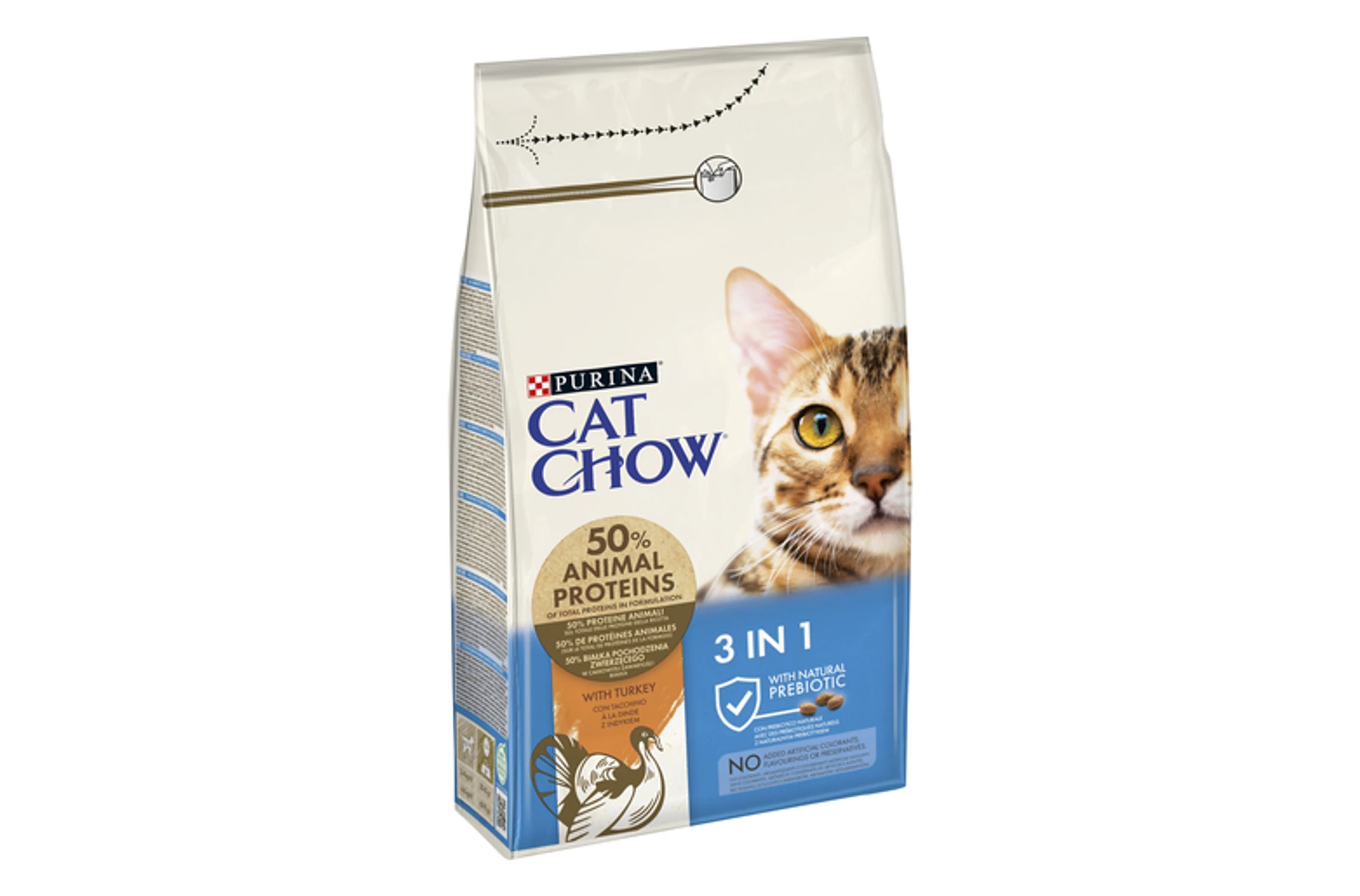 CAT CHOW Feline 3IN1 1 5 kg Feed EURO VET Webshop