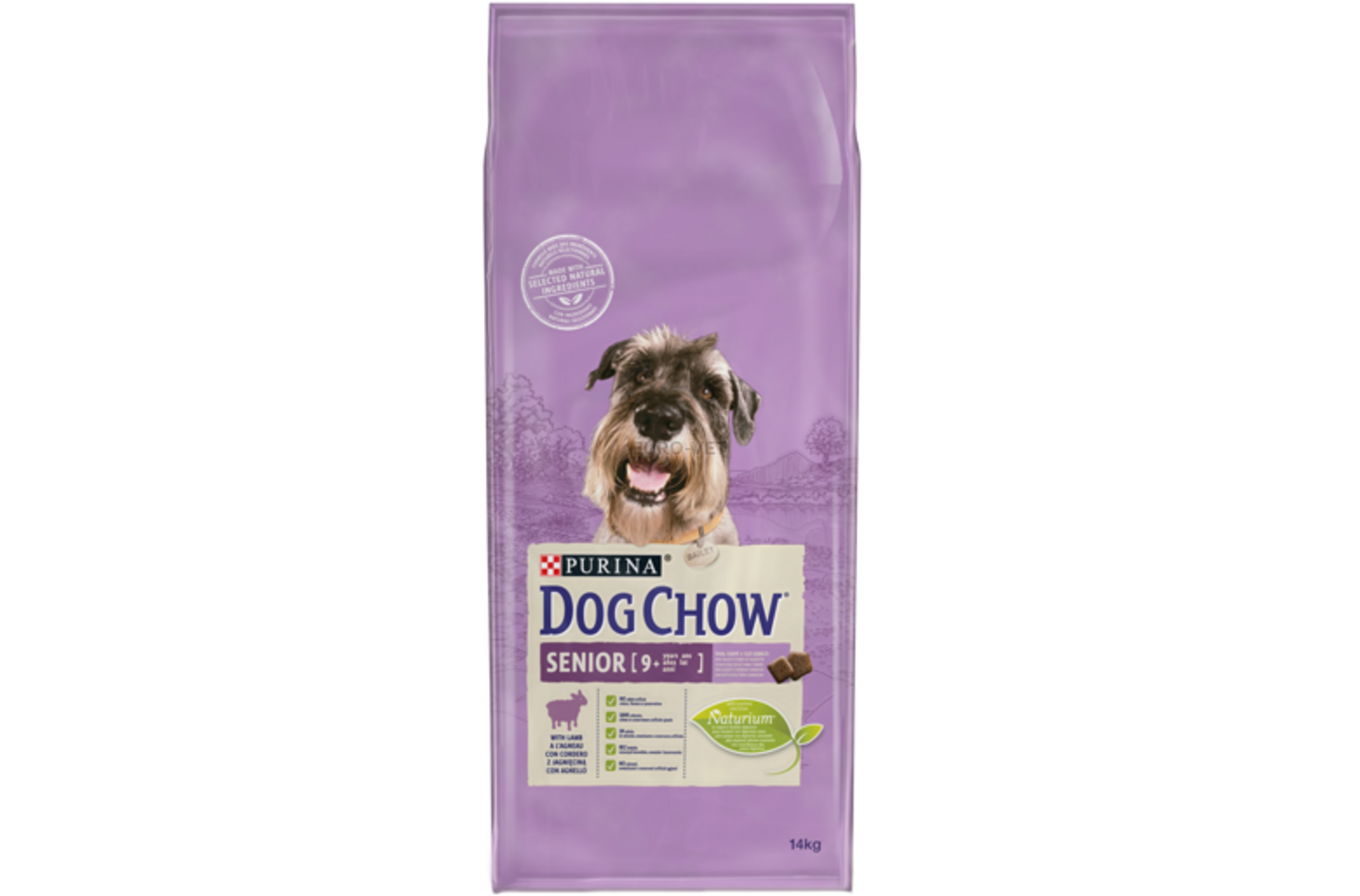 purina dog chow senior lamb 14kg