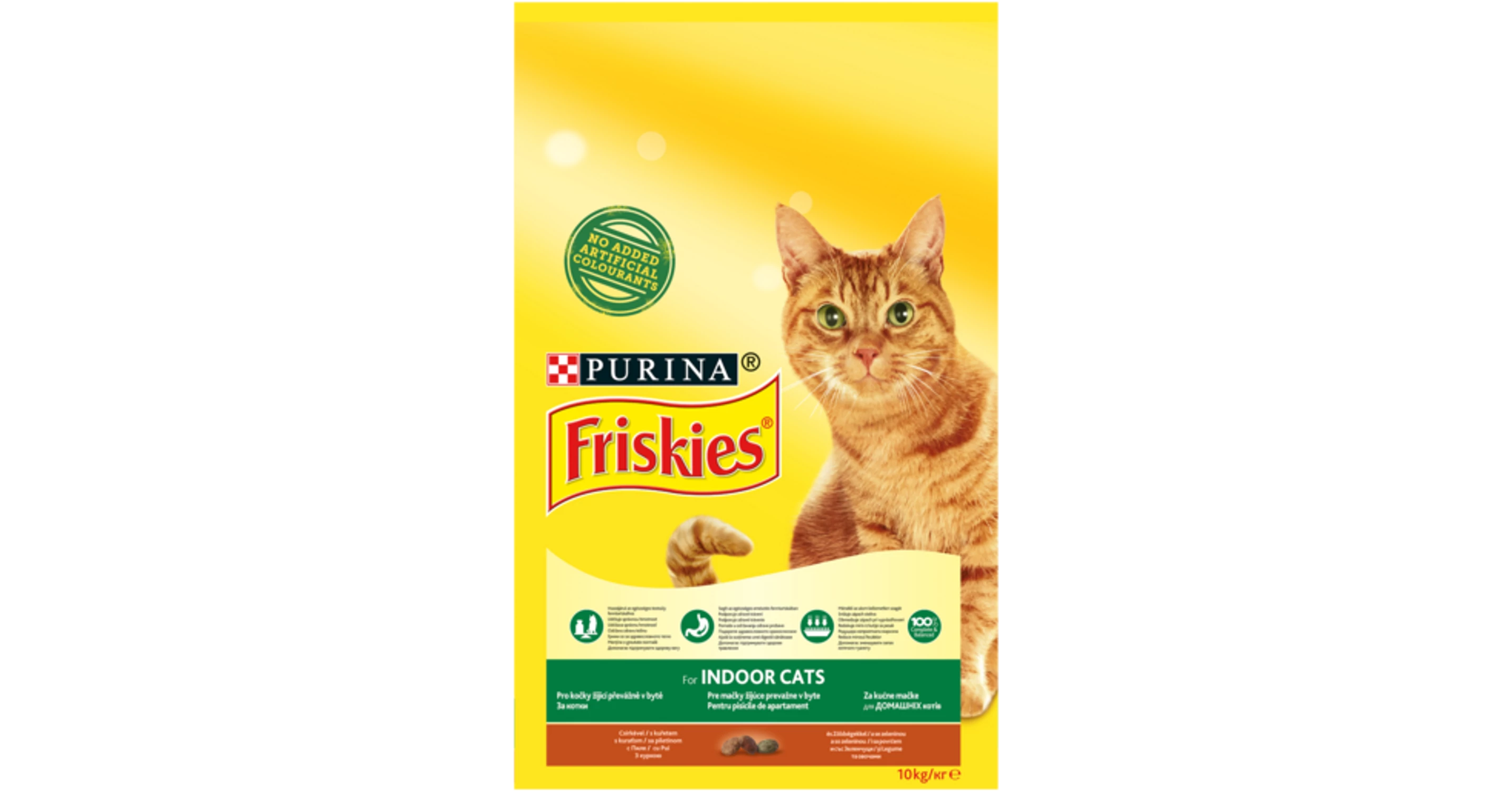 Friskies Dry Cat Indoor 10 kg Feed EURO-VET Webshop