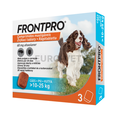 Frontpro 11mg-os rágótabletta kutyáknak 2-4 kg-ig (3x11mg)
