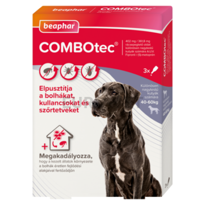 COMBOtec Dog XL bolha-és kullancs ellen spot-on (3x4,02 ml)