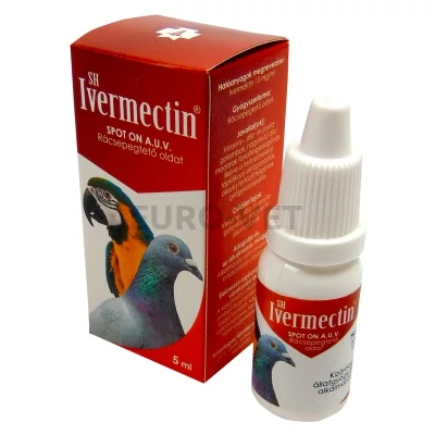 SH-Ivermectin rácsepegtető oldat galamboknak 5 ml