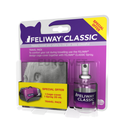 Feliway Classic Travel Set párologtató és takaró utazáshoz macskák számára