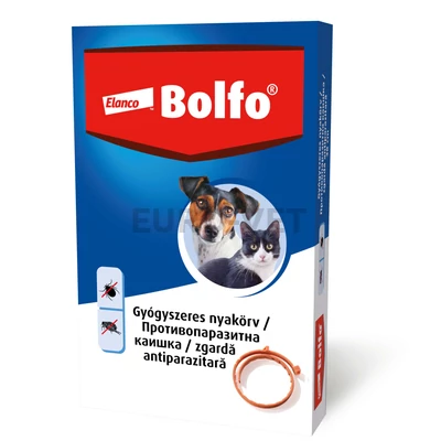 Bolfo nyakörv kistestű kutyák és macskák részére A. U. V. (38 cm)