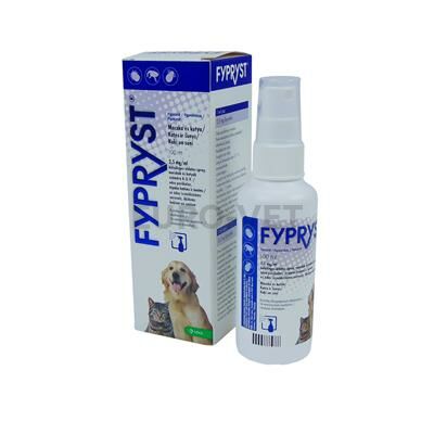 Fypryst 2,5 mg/ml külsõleges oldatos spray- macskák és kutyák számára