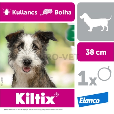 Kiltix nyakörv kistestű kutyáknak A.U.V. (38 cm)