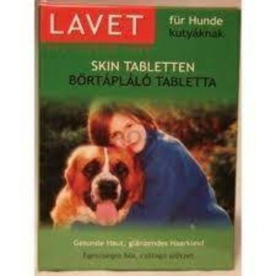 Lavet bőrtápláló tabletta kutyáknak