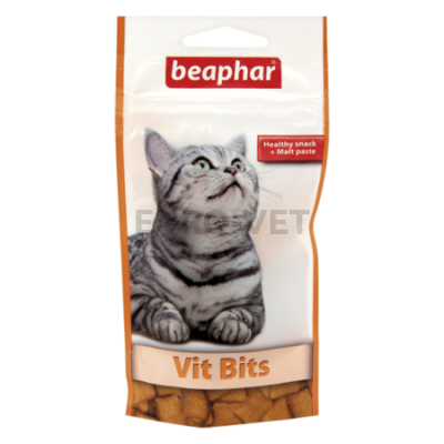 Beaphar Vit Bits - multivitamin krémmel töltött kiegészítő eledel macskáknak 35g