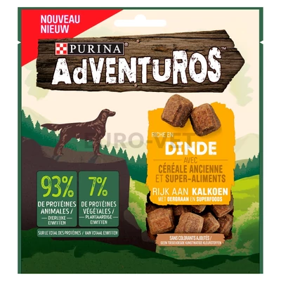 ADVENTUROS Bölényben gazdag kutya jutalomfalat ősgabonával és superfood összetevőkkel 90 g