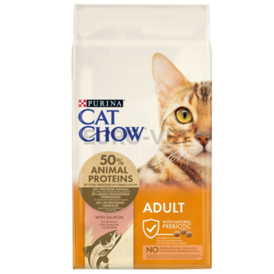 CAT CHOW Adult Lazacban gazdag száraz macskaeledel 15kg