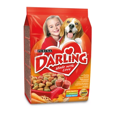 Darling Dry Dog Szárnyas+zöldség 500 g