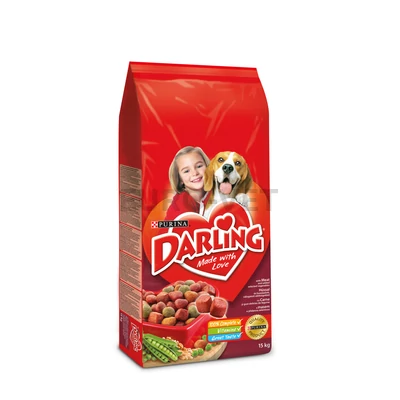DARLING marha és csirke ízletes keverékkel száraz kutyaeledel 15kg