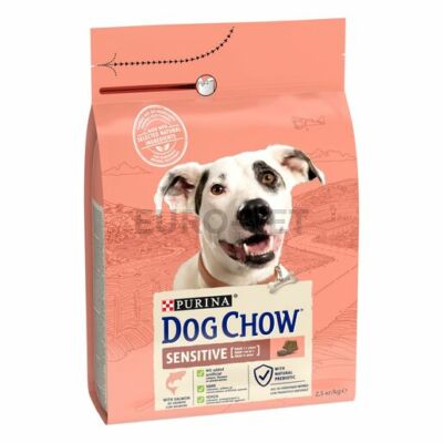 DOG CHOW Sensitive Lazaccal száraz kutyaeledel 2,5kg