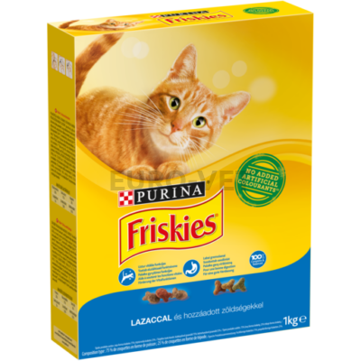 Friskies Dry Cat Lazac+zöldség 1,7 kg