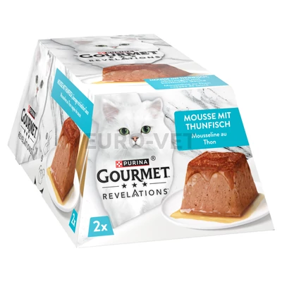 12613068 7613287071125 GOURMET REVELATIONS Pastétom Tonhallal és szósszal nedves macskaeledel 2*57g