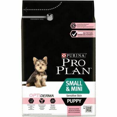 Pro Plan Small & Mini Puppy Sensitive Skin OPTIDERMA 3 kg