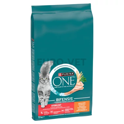 Purina One Sterilcat csirkében gazdag száraz macskaeledel 7,5 kg