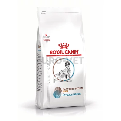 Royal Canin Multifunction Gastrointestinal Low Fat + Hypoallergenic száraztáp ételallergiás, emésztési zavarokkal küzdő felnőtt kutyák számára - állatorvosi déitás táp, alacsony zsírtalrtalommal és hipoallergén formulával