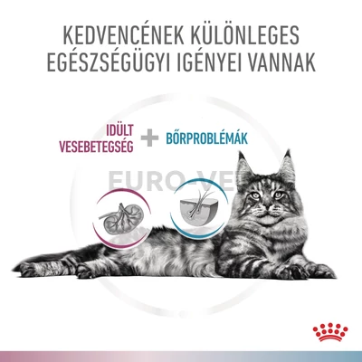 Royal Canin Multifunction Renal + Hypoallergenic - száraz eledel felnőtt macskák részére struvit kő ellen és hipoallergén 2 kg