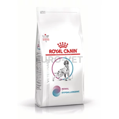  Royal Canin Multifunction Renal + Hypoallergenic - száraz eledel felnőtt kutyák részére veseelégtelenségre, veseműködés támogatására és hipoallergén 4 kg