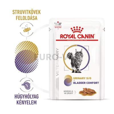 Royal Canin Multifunction Urinary S/O + Bladder Comfort - nedves eledel felnőtt macskák részére struvit kő és idiopátiás hólyaghurut ellen 12x85 g