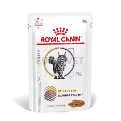 Royal Canin Multifunction Urinary S/O + Bladder Comfort - nedves eledel felnőtt macskák részére struvit kő és idiopátiás hólyaghurut ellen 12x85 g
