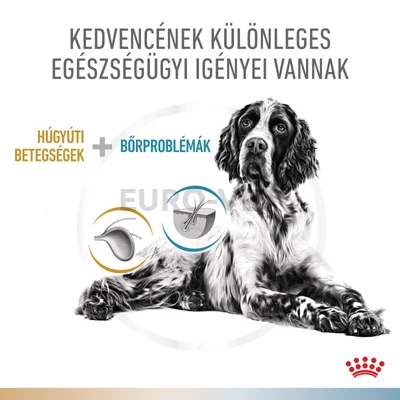 Royal Canin Multifunction Urinary S/O + Hypoallergenic - száraz eledel felnőtt kutyák részére struvit kő ellen és hipoallergén 3,5 kg