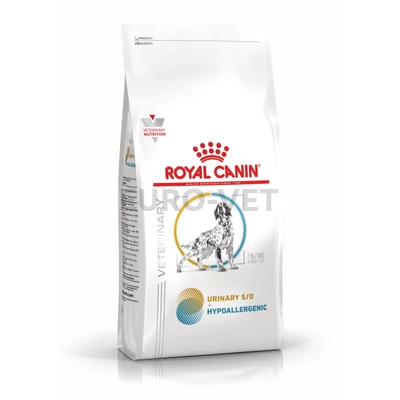 Royal Canin Multifunction Urinary S/O + Hypoallergenic - száraz eledel felnőtt kutyák részére struvit kő ellen és hipoallergén 3,5 kg
