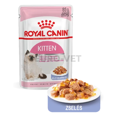 ROYAL CANIN KITTEN JELLY - fiatal - junior macska zselés nedves táp 0,085 kg