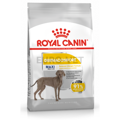 ROYAL CANIN MAXI DERMACOMFORT - száraz táp bőrirritációra hajlamos, nagytestű felnőtt kutyák részére 12 kg