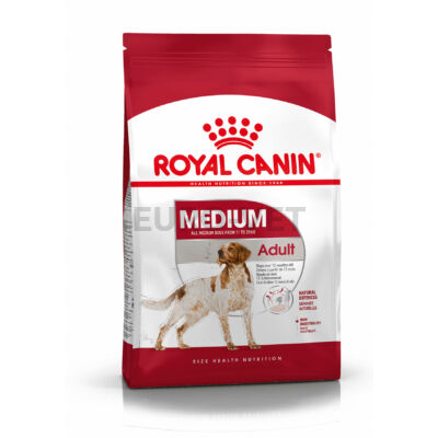 ROYAL CANIN MEDIUM ADULT - közepes testű felnőtt kutya száraz táp 15 kg