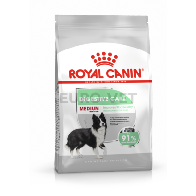 ROYAL CANIN MEDIUM DIGESTIVE CARE - száraz táp érzékeny emésztésű, közepes testű felnőtt kutyák részére 12 kg