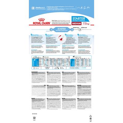 ROYAL CANIN MEDIUM STARTER MOTHER & BABYDOG -  közepes testű kölyök vemhes kutya száraz táp 1 kg