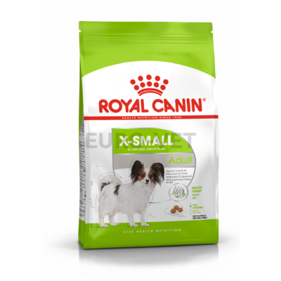 ROYAL CANIN X-SMALL ADULT - nagyon kistestű felnőtt kutya száraz táp 1,5 kg