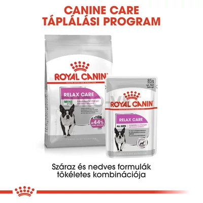 ROYAL CANIN MINI RELAX CARE - SZÁRAZ TÁP VÁLTOZÁSOKHOZ VALÓ ALKALMAZKODÁS SEGÍTÉSÉRE, KISTESTŰ FELNŐTT KUTYÁK RÉSZÉRE 1 kg