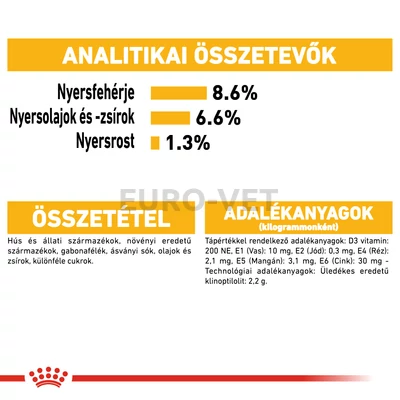 ROYAL CANIN DERMACOMFORT - ALUTASAKOS ELEDEL BŐRIRRITÁCIÓRA HAJLAMOS KUTYÁK RÉSZÉRE 0,085 kg