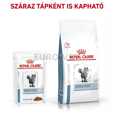 Royal Canin skin & coat - száraz gyógytáp táp felnőtt érzékeny bőrű macskák számára 1,5 kg