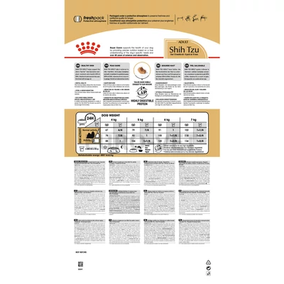 ROYAL CANIN SHIH TZU ADULT - Shih Tzu felnőtt kutya száraz táp 1,5 kg
