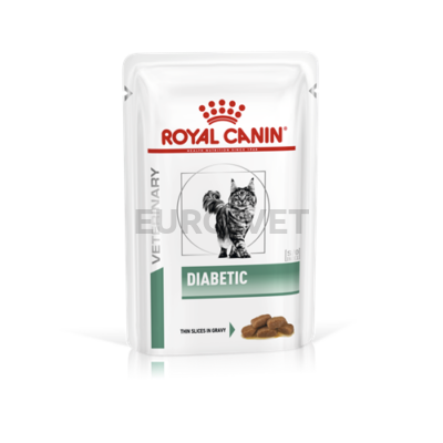 Royal Canin Diabetic- nedves gyógytáp cukorbeteg felnőtt macskák részére 85 g